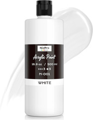 Large White Acrylic Paint 16 9 oz Non Toxic for Canvas Wood Fabric Ceramic
