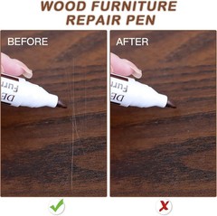 New Upgrade Furniture Pens for Touch Up, 12 Colors Wood Scratch Repair Markers,