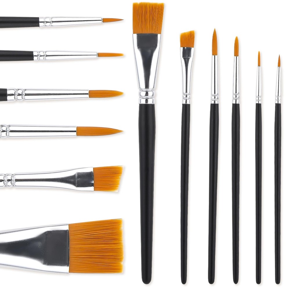 6 Pcs Professional Face Paint Brush Set Body Art Halloween Makeup Kit