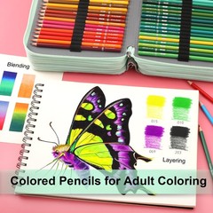 256 Colored Pencils Set for Adult Coloring,Soft Core Pencils for Drawing Blen…