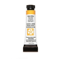 Extra Fine Indian Yellow Watercolor Paint 5ml Tube Daniel Smith Watercolor