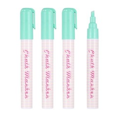 Liquid Chalk Markers 6mm, 4 Pcs Chalkboard Markers Erasable Tip, Ice Green