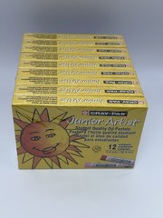 Lot Of 9 Sakura Cray-Pas Junior Artist Oil Pastels 12 Colors New Sealed