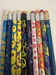 Assorted Kids Lead Pencil No . 2 Multi Colors Set Of 10