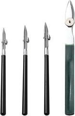 GORGECRAFT 4 Pieces Art Ruling Pens Fine Line Masking Fluid Pen Adjustable