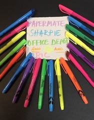 Lot X18 Highlighters Assorted Colors & Brands Clip Pen Highlighters