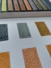 12-Pack Earth Tone Square Soft Pastels Water-Soluble Blendable Artist Drawing…