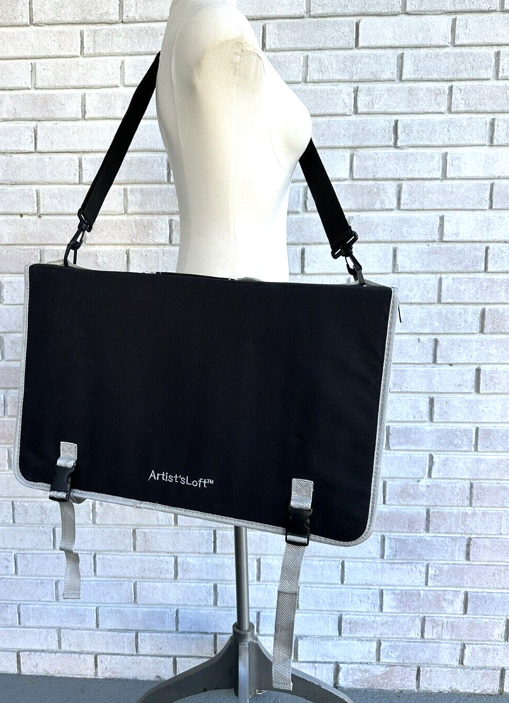 Art Portfolio Case with Zipper Artist Carrying Case Poster Board Tote Bag STRAP