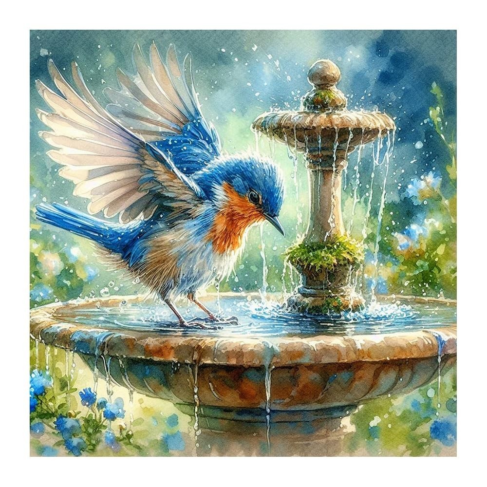 AMORARS Bird Diamond Art Kits for Adults – 5D Scenery Multicolour