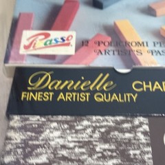 Picasso Pastels Danielle Charcoal Jack Richeson & Co Vintage Ocaldo Sketch Lot