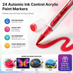 3D Magic Foam Texture Painting Kit, 75 Pcs Puff Paint Art Supplies for Kids with