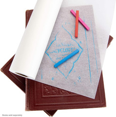 Bee Paper 24″ X 50 Yds Sketch and Trace Roll, White