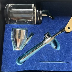Badger Airbrush Vintage Model 150-Painting Kit Wooden Box