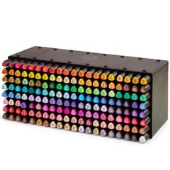 Decotime 160 XXL Pack Twin Markers | ART Deco Tray ANY SURFACE Professional Set