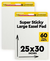 Super Sticky Easel Pad, 25×30” – Perfect for Creative Brainstorming