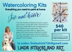 Watercoloring Painting Kits: Everything you need to paint at home $40