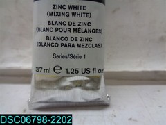 QTY=1.25 OZ : ZINC WHITE Winsor & Newton Artisan Water Mixable Oil Color Paint