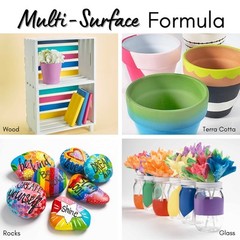 Multi-Surface Paint Set (2-Ounce), Colors, 32 Fl Oz, 16 Piece