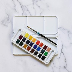 Daler-Rowney 24-Piece Watercolor Travel Set – Ultimate Painting Experience