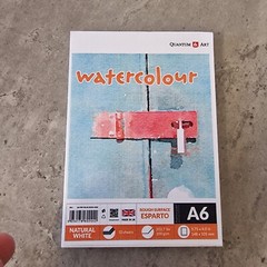A6 Watercolour rough surface esparto – 300gsm – A6 Pad – White – 10 Sheets – UK