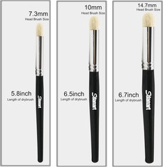 Drybrush Set Hobby Drybrush Paint Brush,Detail Paint Brush Set,3 Pcs Professiona