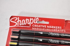 Sharpie Creative Markers Water-Based Acrylic Paint Set 12 Brush Tip Multicolor