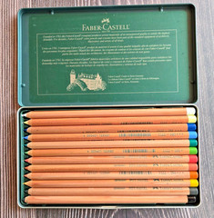 Faber Castell Pitt Pastel Pencils 12 Colour Tin