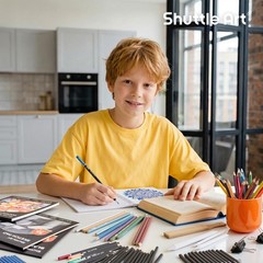 Shuttle Art 116 PCS Drawing Kit, Professional Drawing Supplies with Sketch, Char