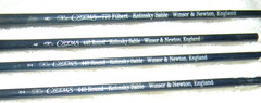 4 Winsor & Newton Cirrus Kolinsky Sable Brushes (3) 440 Round (1) 770 Filbert