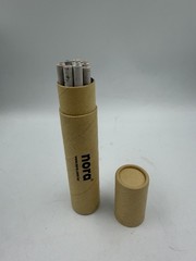Nora branded 12 colored pencils Eco-friendly, Made of Recycled Newspaper NEW