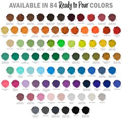84-Color Ready to Pour Acrylic Pouring Paint Set – Silicone Oil & Gloss Medium