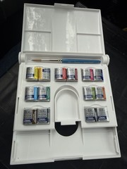 Winsor & Newton Cotman Watercolour Field Set, 15pc ~ New ~