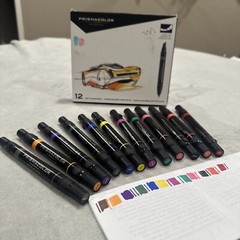 Prismacolor 1775841 Premier Double Ended Art Markers – 12 Piece In. Opened Box