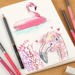 5Pack 5.5×8.5 Inch 50 Sheets Total 100% Cotton 90 lb Watercolor Journal