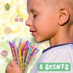 120 Pcs Scented Colorful HB Pencils with Erasers – Fun Motivational Bulk Set for