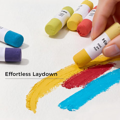 LIGHTWISH 120-Color Soft Pastels Set for Artists, Beginners & Adults – Non-Toxic