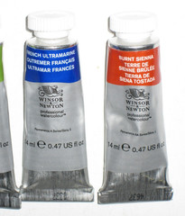 5 Lot Winsor & Newton Professional Artist Watercolor paint 14ml tubes ~Free Ship