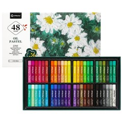 Oil Pastels Set of 48 Colors, Soft Oil Pastels for Art Painting, Drawing, Ble…