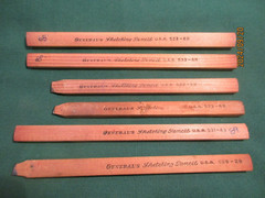 GENERAL’S SKETCING ART PENCILS U.S.A. 533-6B, 531-4B, 529-2B