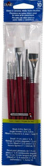 Nylon Brush Set, 44220 White (10-Piece)