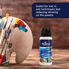 3.4 Fl. Oz. Acrylic Paint Retarder Additive Medium for Artist Colors Art