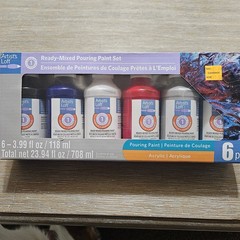 Artist’s Loft Ready-Mixed Pouring Paint Set Acrylic 6 – 3.99 Fl oz Total 23.94fl