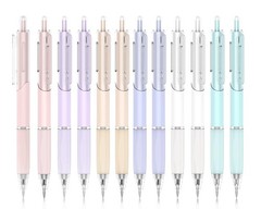 12 PCS 0.7mm Quick Dry Black Ink Gel Pens Fine Point Ergonomic Writing