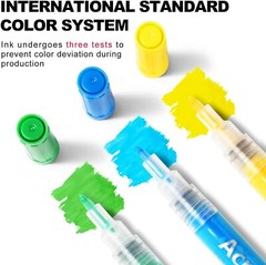 36 Vibrant Colors Acrylic Paint Pens Set – Extra Fine Tip for Precision Artwork