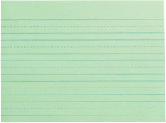 Green Newsprint Practice Paper, 1 Inch Rule, 12 X 9 Inches, 500 Sheets