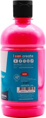 Fluorescent Fluoro Pink Acrylic Paint 16.9oz – Multi-Surface Use for Crafts