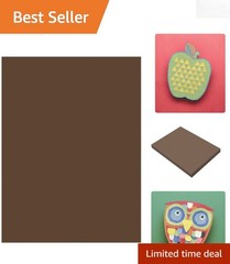 Medium Weight Dark Brown Construction Paper – 100 Sheets for Creative Projects