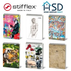 Stifflex Artist Paint Pad Egon Schiele 250g 30 Sheets + 12 Coloured Italy