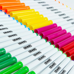 50 Felt Tip Pens Kids Colouring Pens Washable Markers Art School Supplies NEW