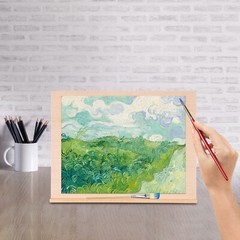 Adjustable Beech Wood Tabletop Easel Painting Board Stand Foldable Portable